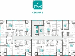 Продается 1-комнатная квартира ЖК Видный, 42.29  м&sup2;, 9378788 рублей