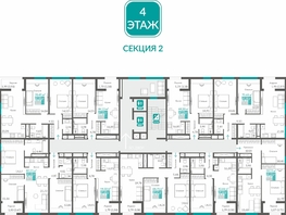 Продается 1-комнатная квартира ЖК Видный, 41.87  м&sup2;, 9231415 рублей