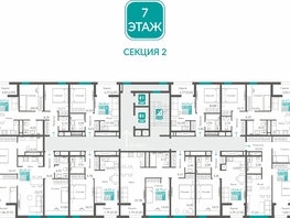 Продается 2-комнатная квартира ЖК Видный, 66.96  м&sup2;, 13702139 рублей
