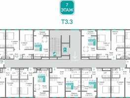 Продается 2-комнатная квартира ЖК Благо, 54.22  м&sup2;, 8175966 рублей