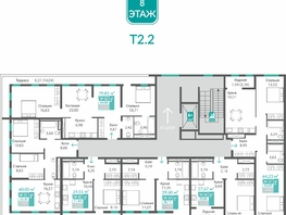 Продается 2-комнатная квартира ЖК Благо, 69.98  м&sup2;, 10361063 рублей