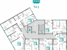 Продается 2-комнатная квартира ЖК Благо, 65.11  м&sup2;, 9543129 рублей