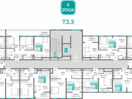 Продается 1-комнатная квартира ЖК Благо, 39.01  м&sup2;, 6070109 рублей