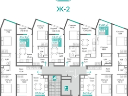 Продается 1-комнатная квартира ЖК Подсолнух, 42.69  м&sup2;, 7431048 рублей