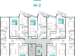 Продается 3-комнатная квартира ЖК Подсолнух, 79.42  м&sup2;, 12122033 рублей