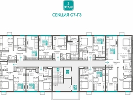 Продается 3-комнатная квартира ЖК Абрикос - 2, 81.97  м&sup2;, 12049590 рублей