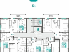 Продается 1-комнатная квартира ЖК Прополис, 32.43  м&sup2;, 5124405 рублей
