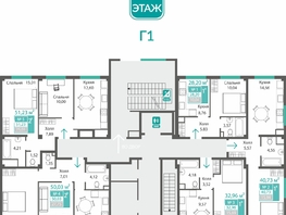 Продается 1-комнатная квартира ЖК Прополис, 40.73  м&sup2;, 5498550 рублей