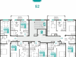 Продается 1-комнатная квартира ЖК Прополис, 34.13  м&sup2;, 5351520 рублей