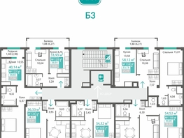Продается 2-комнатная квартира ЖК Прополис, 49.9  м&sup2;, 7450505 рублей