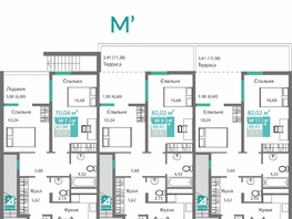 Продается 2-комнатная квартира ЖК Горизонты 2 , 67.04  м&sup2;, 9385600 рублей