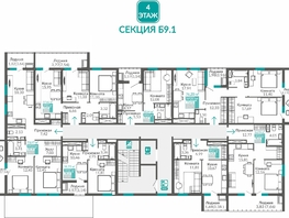Продается 1-комнатная квартира ЖК Горизонты 3, 48.62  м&sup2;, 7385378 рублей