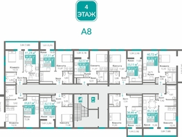 Продается 1-комнатная квартира ЖК Горизонты 2 , 34.8  м&sup2;, 6098700 рублей