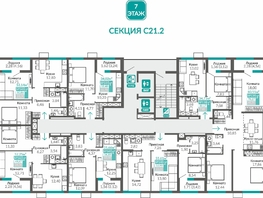 Продается 2-комнатная квартира Тюльпаны, 50.86  м&sup2;, 8735097 рублей