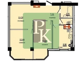 Продается 2-комнатная квартира Павла Корчагина ул, 60  м&sup2;, 14000000 рублей