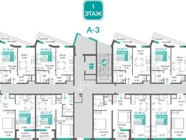 Продается 1-комнатная квартира ЖК Подсолнух, 35.69  м&sup2;, 6510855 рублей