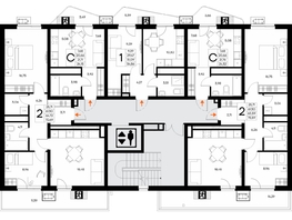 Продается 1-комнатная квартира ЖК Прибрежный дом, 34.86  м&sup2;, 7529760 рублей