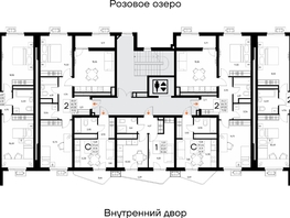 Продается 1-комнатная квартира ЖК Прибрежный дом, 34.86  м&sup2;, 7390320 рублей