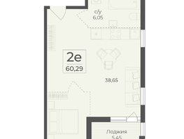 Продается 2-комнатная квартира ЖК Ботаника, сек 1-2, 60.29  м&sup2;, 20851296 рублей
