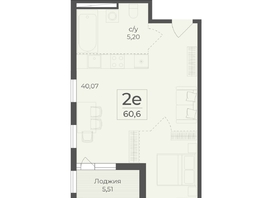 Продается 2-комнатная квартира ЖК Ботаника, сек 5-6, 60.6  м&sup2;, 22025070 рублей
