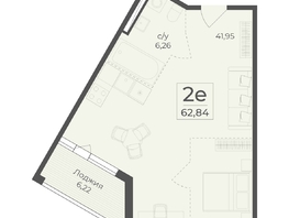 Продается 2-комнатная квартира ЖК Ботаника, сек 5-6, 62.84  м&sup2;, 20933889 рублей