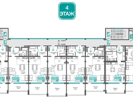 Продается Номер в отеле ГК Золотые пески, 59.8  м&sup2;, 13954151 рублей