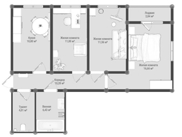 Продается 3-комнатная квартира ЖК Образцово, дома 9-10, 72.16  м&sup2;, 8600000 рублей