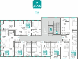 Продается 2-комнатная квартира ЖК Благо, 46.09  м&sup2;, 7187900 рублей