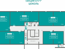 Продается Универ. помещ ЖК Абрикос - 2, 47.04  м&sup2;, 1881600 рублей