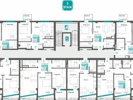 Продается 1-комнатная квартира  Клубный дом Маяковский, 44.63  м&sup2;, 8591721 рублей