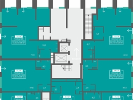 Продается Универ. помещ ЖК Орион, 47.1  м&sup2;, 11775000 рублей