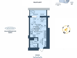 Продается Апартамент АК Аллея Дружбы, 31.26  м&sup2;, 8429623 рублей