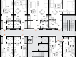 Продается Апартамент АК Альморе, 52.5  м&sup2;, 8137500 рублей