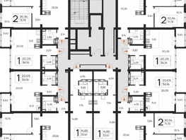 Продается 2-комнатная квартира ЖК Ай-Петри, 71.73  м&sup2;, 17958660 рублей