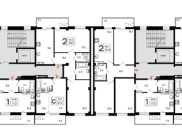 Продается 2-комнатная квартира ЖК Доброгород, 60.8  м&sup2;, 12160000 рублей