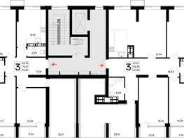 Продается 3-комнатная квартира ЖК Семисчастье, 97.86  м&sup2;, 18593400 рублей