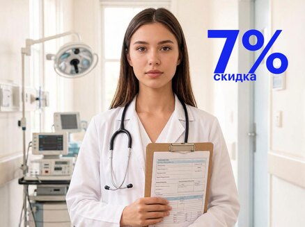 Монолит: Скидка 7% медикам